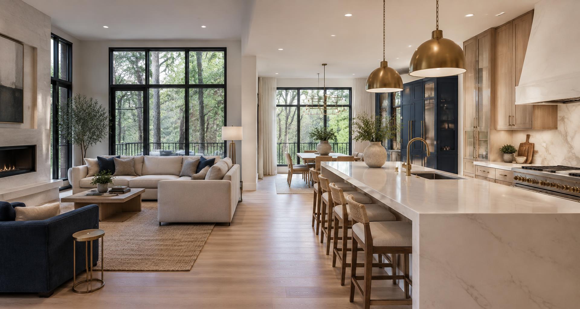 Post-Construction Cleaning — pristine residential interiors
